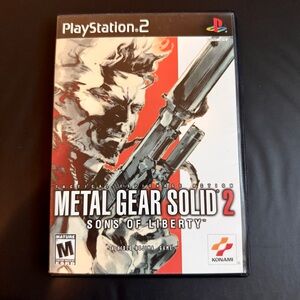 Metal Gear Solid 2: Sons of Liberty (Sony PlayStation 2 2001) CIB Tested & Works